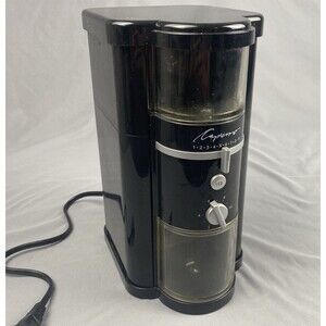 Capresso Burr Coffee Bean Grinder Model 580 Black Espresso Drip